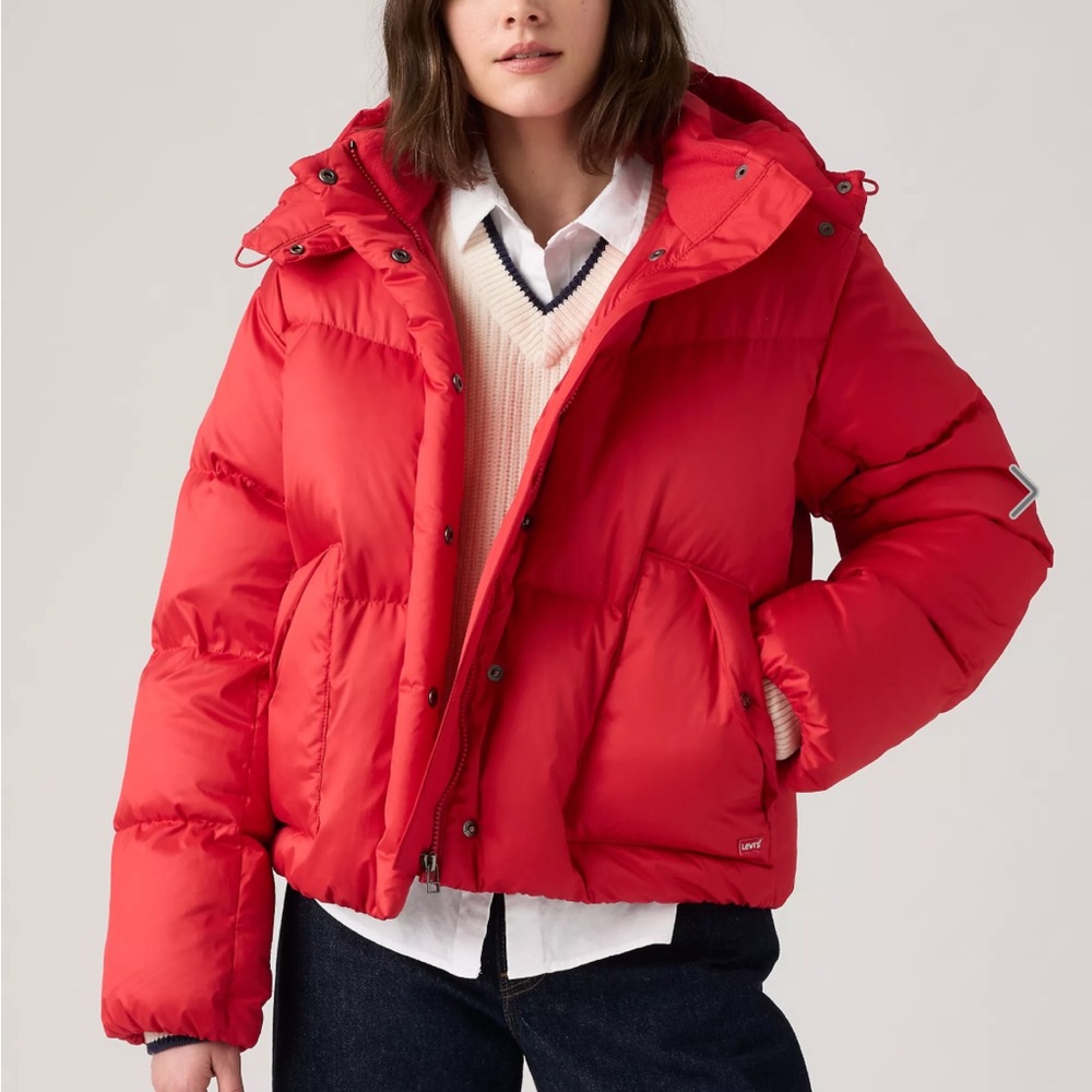 Levi’s western bubble shortie puffer jacket